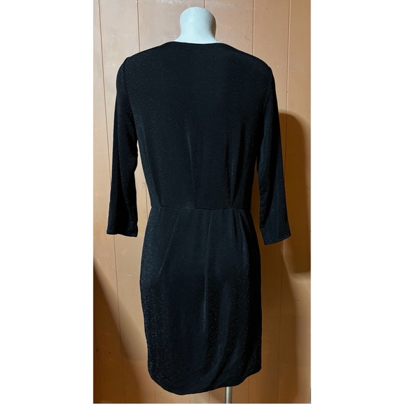 Rachel Roy Black Sparkle Dress M - Picture 4 of 11